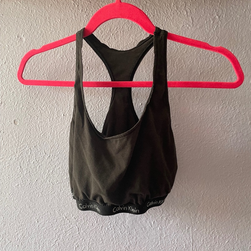 Black Calvin Klein Bralette, Size L